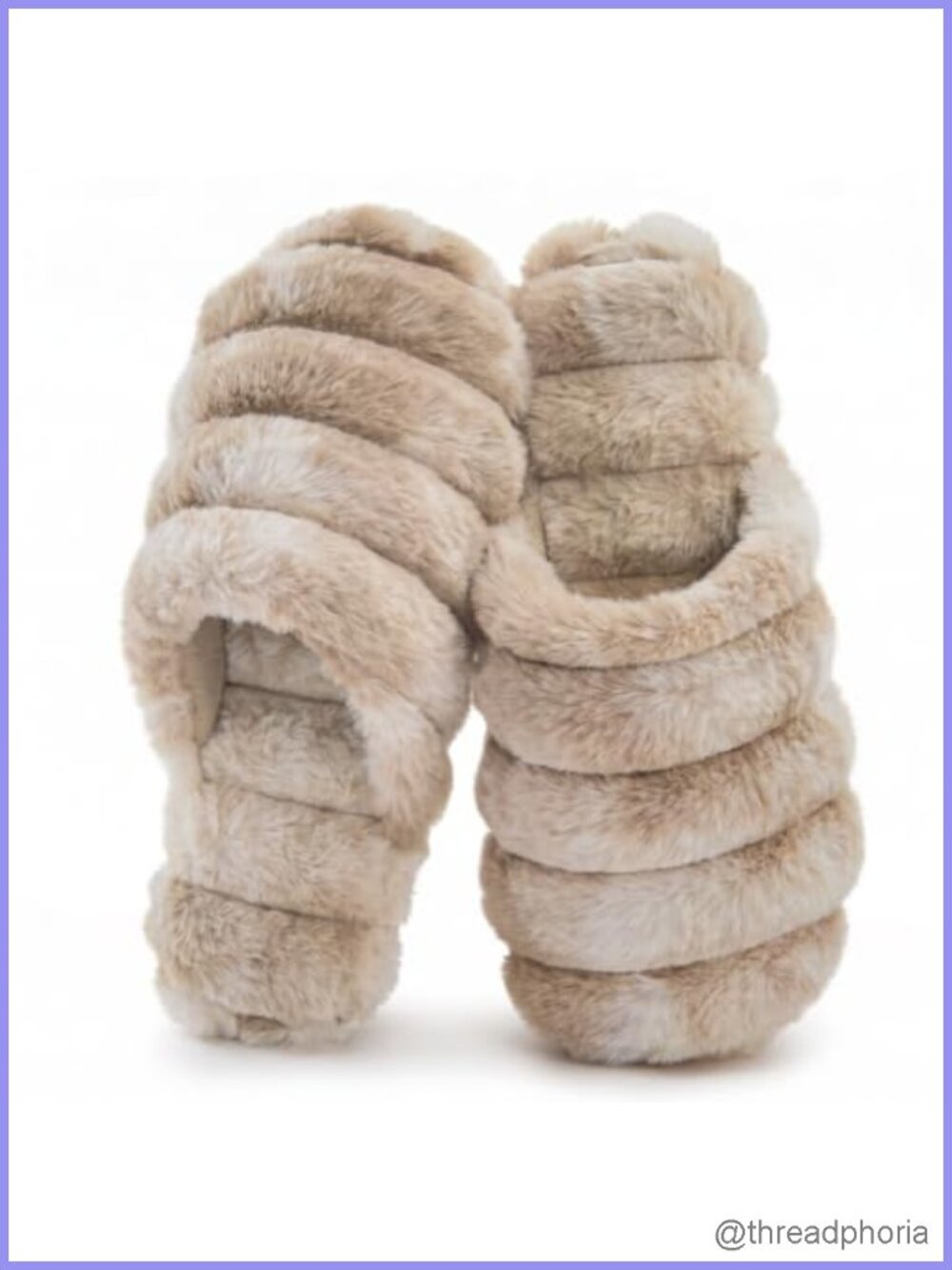 Fuzzy Plush Memory Foam Slippers Non-Slip House Shoes
